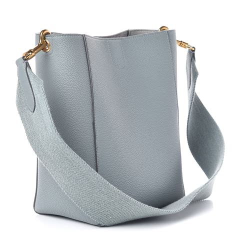 CELINE Soft Grained Calfskin Sangle Bucket Bag 